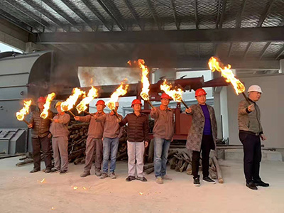600t/d lime production line EP project successfully ignited